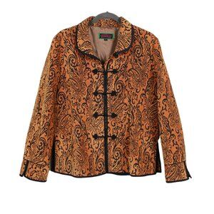 Kenki Vintage Brocade Corduroy Blazer Jacket
